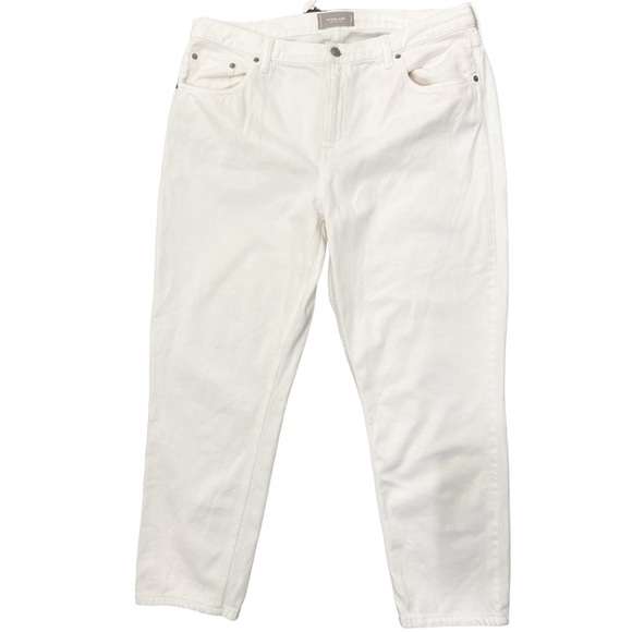 Everlane The Summer Jean in White Super-Soft Relaxed Size 33 - Picture 6 of 10